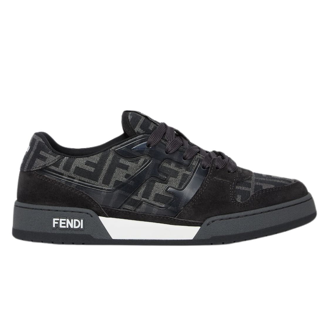 1 FENDI MATCH SNEAKERS FF JACQUARD AND LOW-TOPS