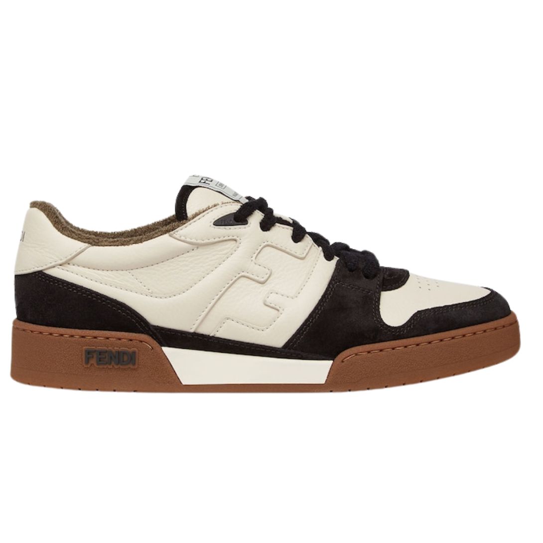 1 FENDI MATCH SNEAKERS SUEDE LOW TOPS