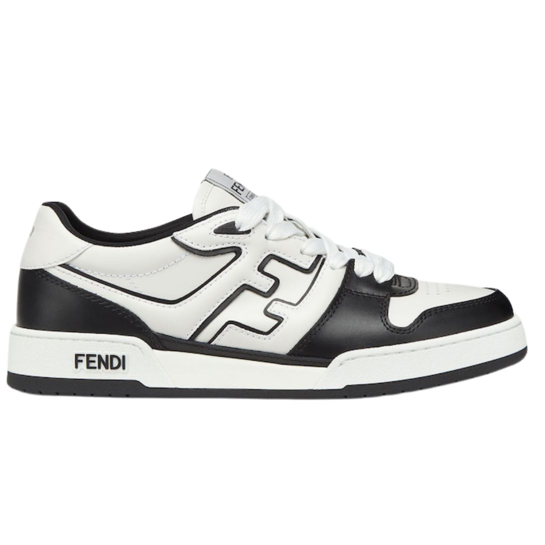 1 FENDI MATCH SNEAKERS LEATHER LOW-TOPS