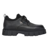 FENDI FORCE BLACK LEATHER LACE-UPS