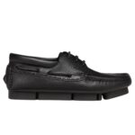 FENDI DECK BROWN LEATHER LACE UP