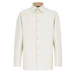 FENDI JACKET WHITE CASHMERE BLOUSON