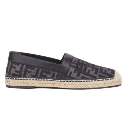 FENDI FF JACQUARD FABRIC ESPADRILLES