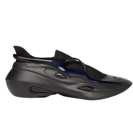 FENDI MAD SNEAKERS BLACK LYCRA RUNNING SHOE
