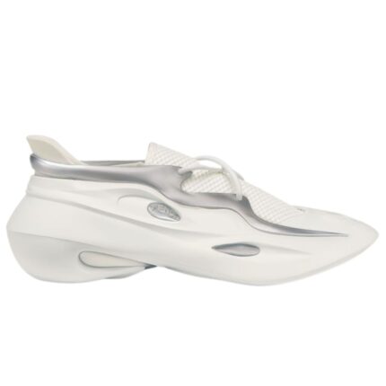 FENDI MAD SNEAKERS WHITE LYCRA RUNNING SHOE