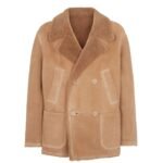 FENDI LIGHT BROWN SHEEPSKIN BLOUSON