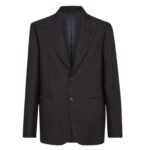 FENDI JACKET BLACK WOOL BLAZER WITH SEQUINS
