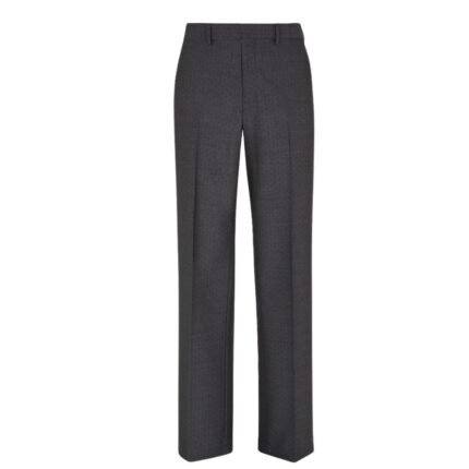 FENDI GRAY WOOL PANTS