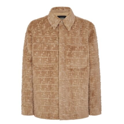 FENDI BEIGE FF MINK JACKET