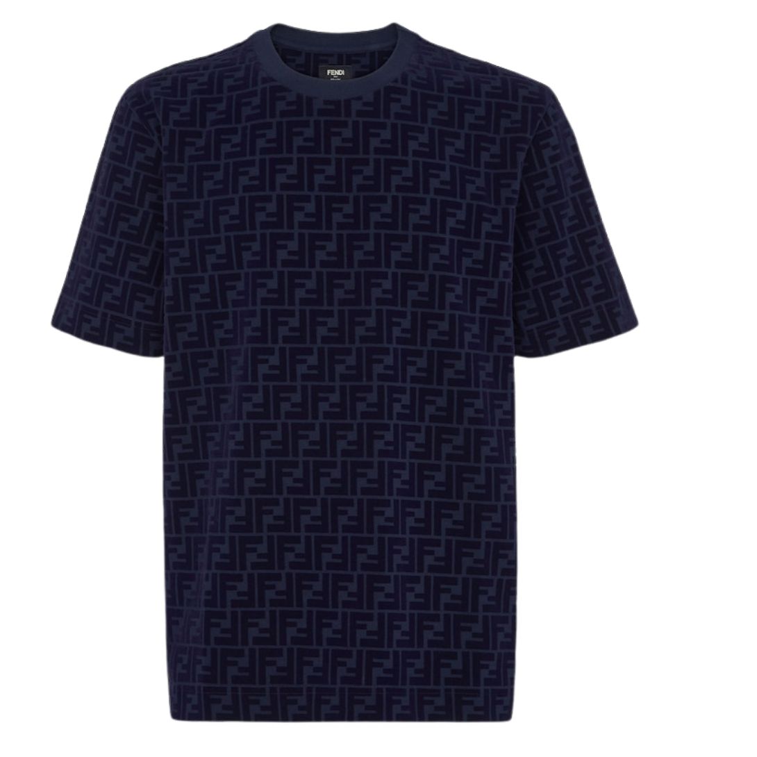 1 FENDI T-SHIRT IN PIQUÉ