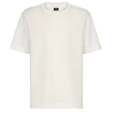 FENDI T-SHIRT IN PIQUÉ