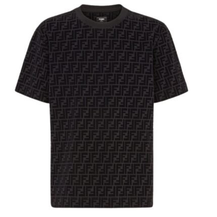 FENDI T-SHIRT IN PIQUÉ
