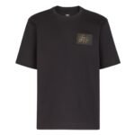 FENDI BLACK JERSEY T-SHIRT