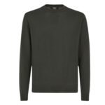 FENDI SWEATER BLACK WOOL PULLOVER