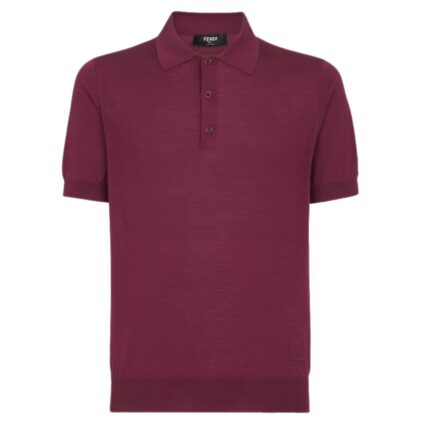 FENDI WOOL POLO SHIRT