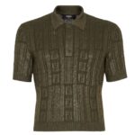 FENDI WOOL POLO SHIRT