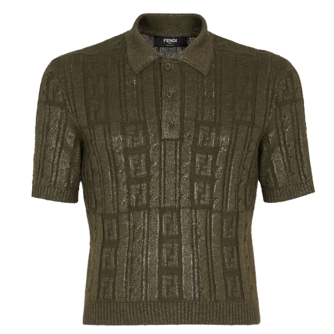 1 FENDI WOOL POLO SHIRT