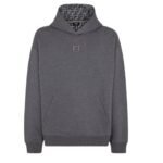 FENDI DARK GRAY COTTON SWEATSHIRT