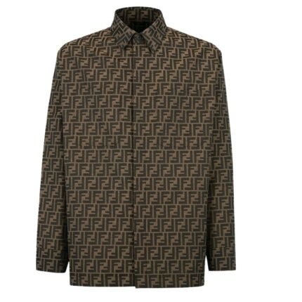FENDI BLOUSON GO-TO JACKET IN FF CANVAS