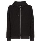 FENDI BLACK FF TERRY SWEATSHIRT