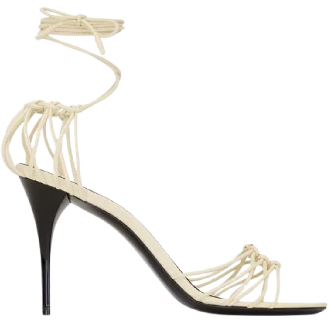 1 SAINT LAURENT BABYLONE SANDALS IN SMOOTH LEATHER