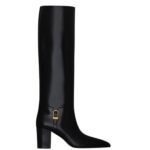 SAINT LAURENT JULIA BOOTS IN SMOOTH LEATHER