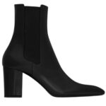 SAINT LAURENT BETTY CHELSEA BOOTS IN GLAZED LEATHER