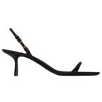 SAINT LAURENT JASPE SANDALS IN SMOOTH LEATHER