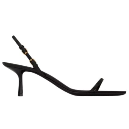 SAINT LAURENT JASPE SANDALS IN SMOOTH LEATHER