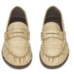 SAINT LAURENT LE LOAFER PENNY SLIPPERS IN EEL