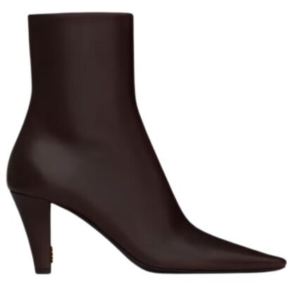 SAINT LAURENT JILL BOOTIES IN SMOOTH LEATHER