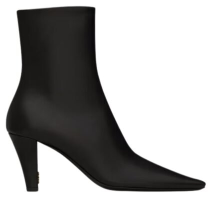 SAINT LAURENT JILL BOOTIES IN SMOOTH LEATHER