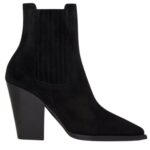 SAINT LAURENT THEO CHELSEA BOOTIES IN SUEDE