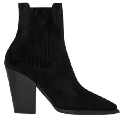 SAINT LAURENT THEO CHELSEA BOOTIES IN SUEDE