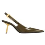 SAINT LAURENT LEE SLINGBACK PUMPS IN PATENT LEATHER