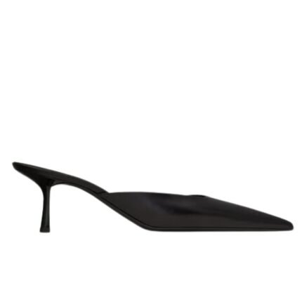 SAINT LAURENT BARBARA MULES IN SMOOTH LEATHER
