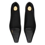 SAINT LAURENT POPPY BALLERINAS IN SMOOTH LEATHER
