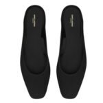 SAINT LAURENT LIDO SLIP-ONS IN SATIN CREPE