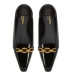 SAINT LAURENT LE MAILLON SLIPPERS IN PATENT LEATHER