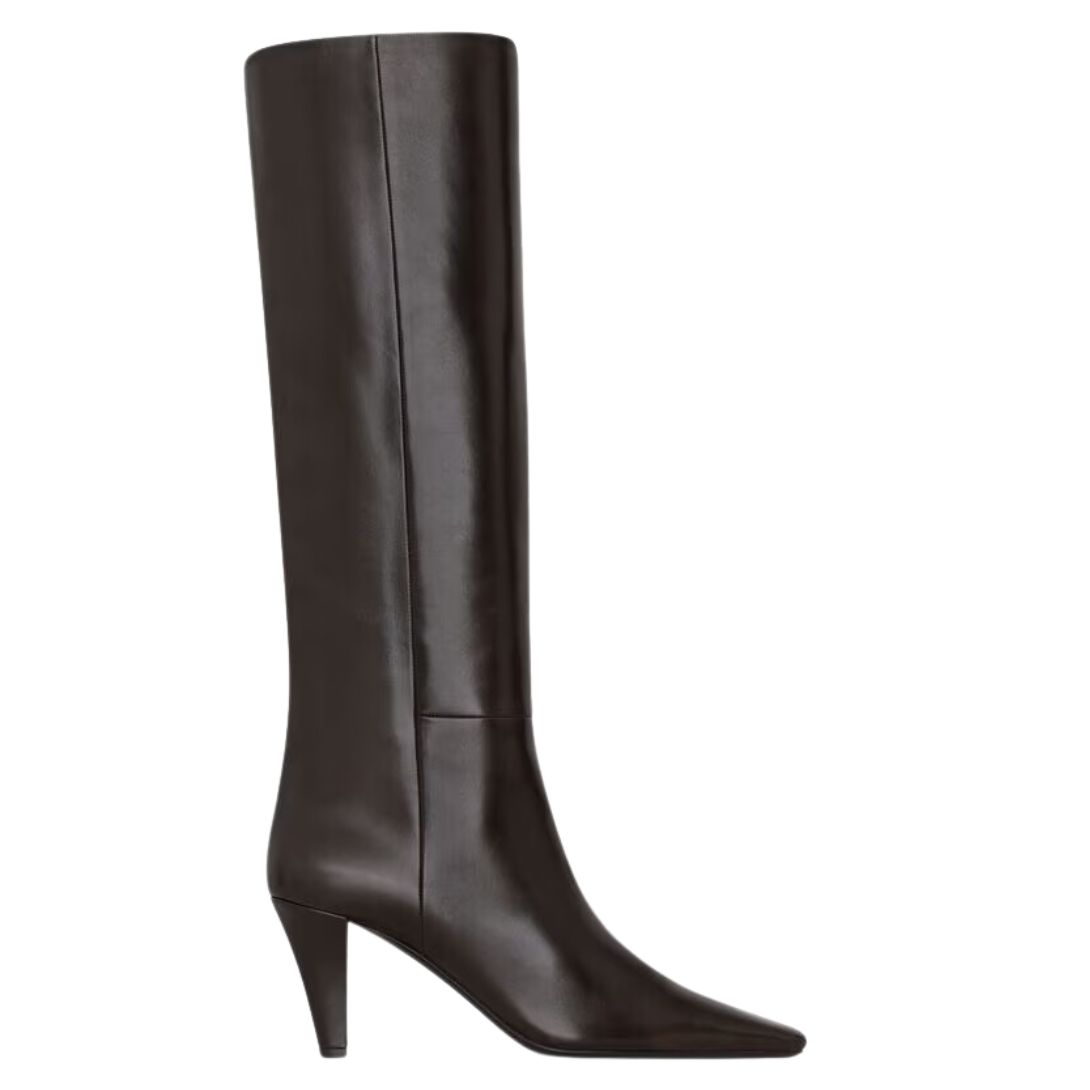 1 SAINT LAURENT JILL BOOTS IN SMOOTH LEATHER