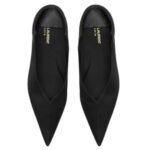 SAINT LAURENT NOUR SLIPPERS IN SATIN