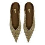 SAINT LAURENT NOUR SLIPPERS IN SATIN CREPE AND RHINESTONES