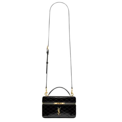 SAINT LAURENT GABY VANITY BAG IN PATENT LEATHER