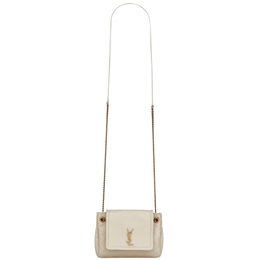 1 SAINT LAURENT MINI NOLITA IN LAMBSKIN