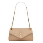 SAINT LAURENT CALYPSO SMALL IN PLUNGED LAMBSKIN