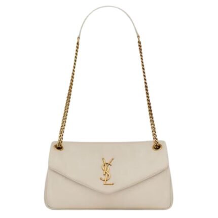 SAINT LAURENT CALYPSO SMALL IN PLUNGED LAMBSKIN