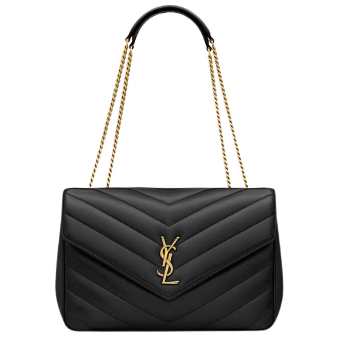 1 SAINT LAURENT LOULOU LARGE IN MATELASSÉ LAMBSKIN