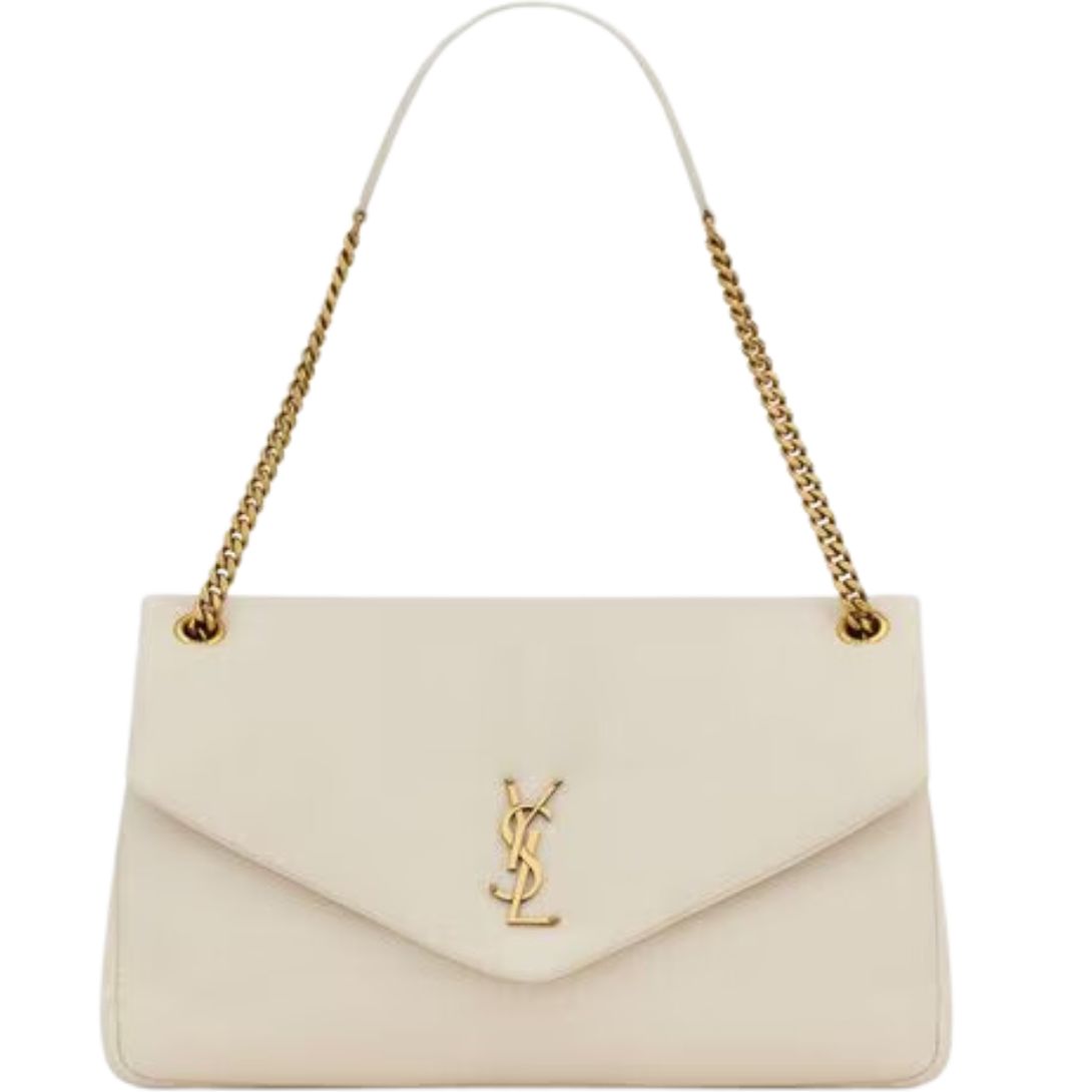 1 SAINT LAURENT CALYPSO LARGE IN GRAINED LAMBSKIN