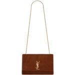 SAINT LAURENT REVERSIBLE MEDIUM KATE IN SUEDE