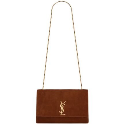 SAINT LAURENT REVERSIBLE MEDIUM KATE IN SUEDE